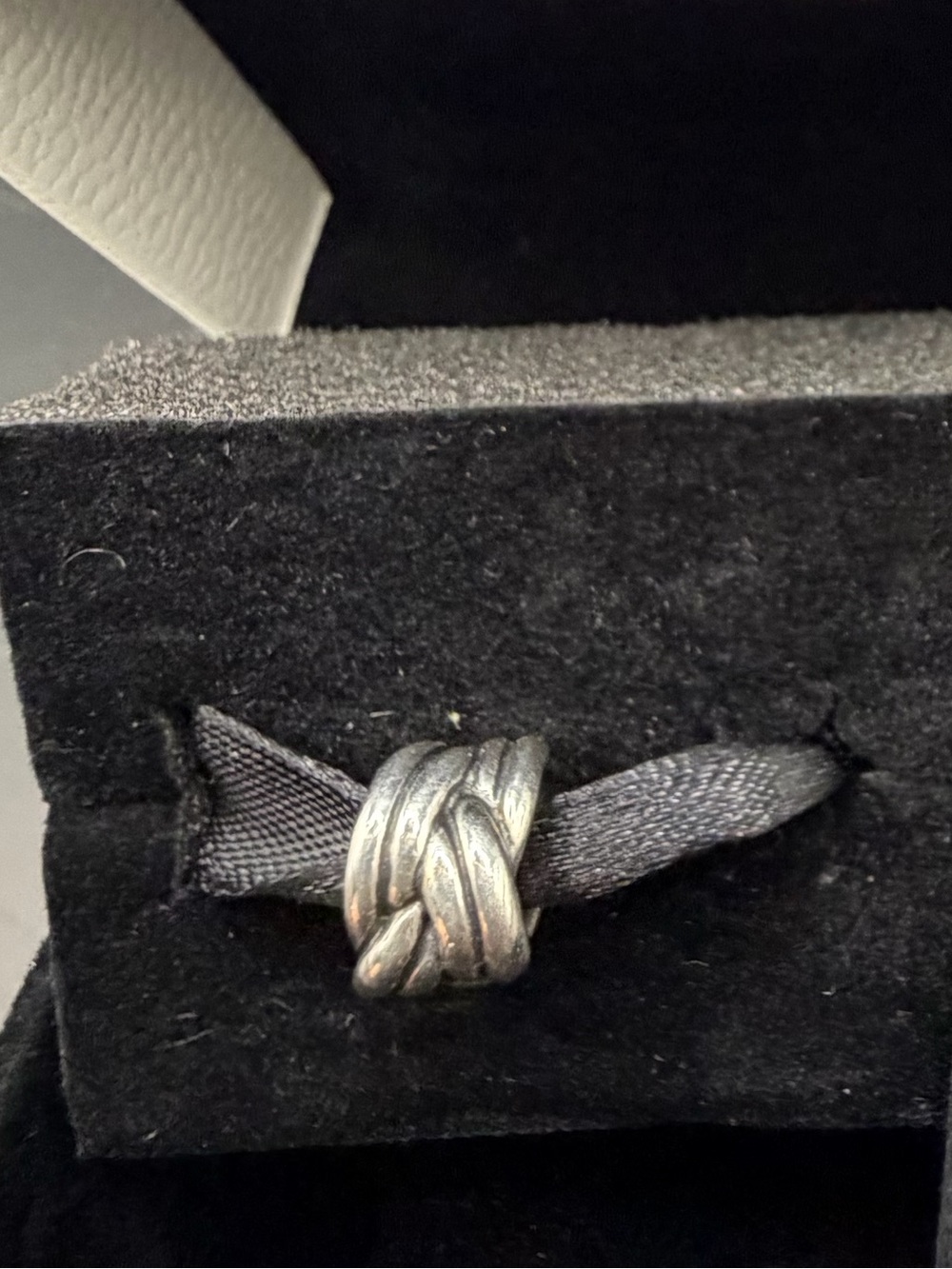 Pandora Sterling Silver Love Knot Charm – Retired –